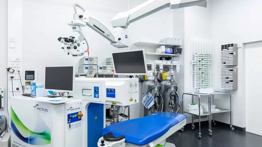 Operationssaal in der Augenklinik Zürich