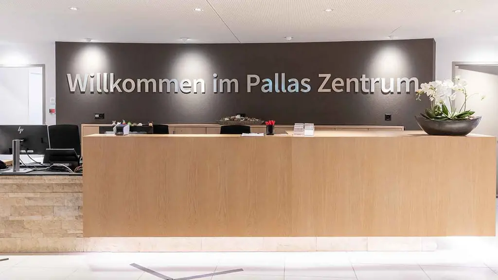Der Empfang im Dermatologie- & Schönheitszentrum Winterthur