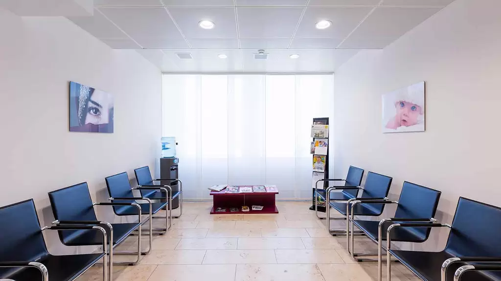 Wartezimmer im Augenlaser Zentrum Aarau